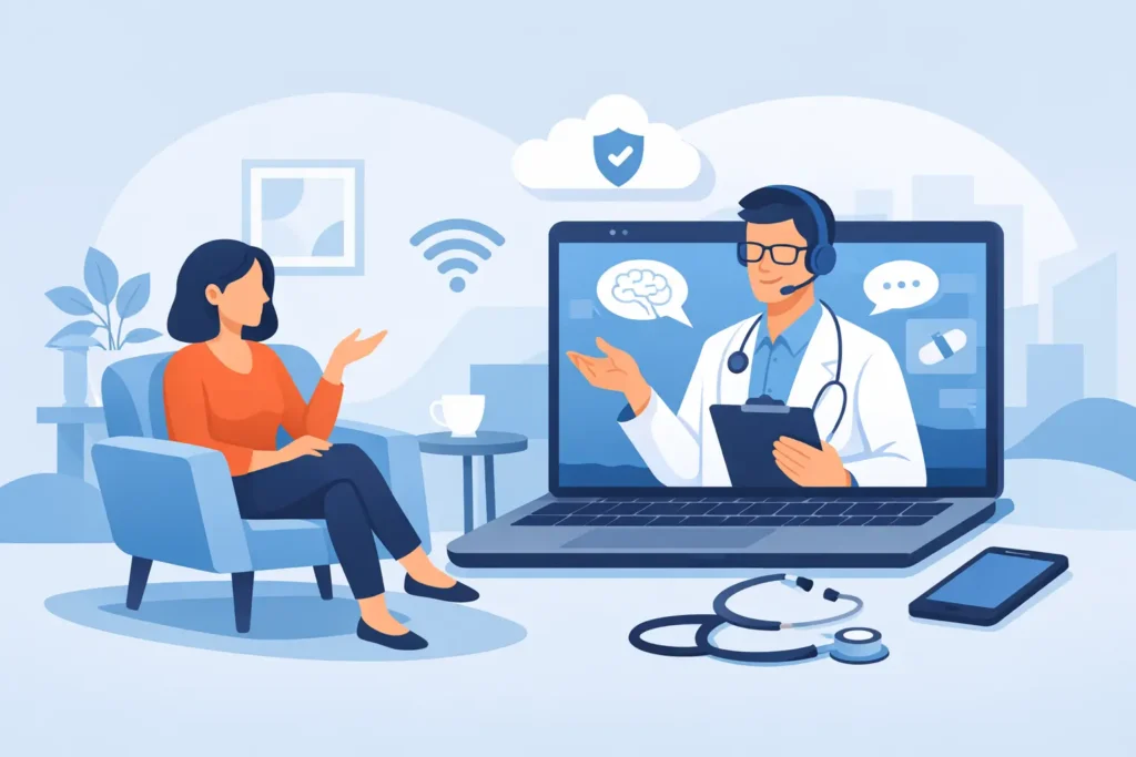 How Telepsychiatry Works for Real-Life Care