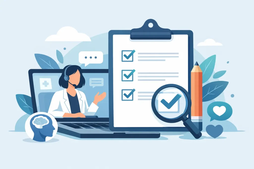 Online Psychiatry Review Checklist