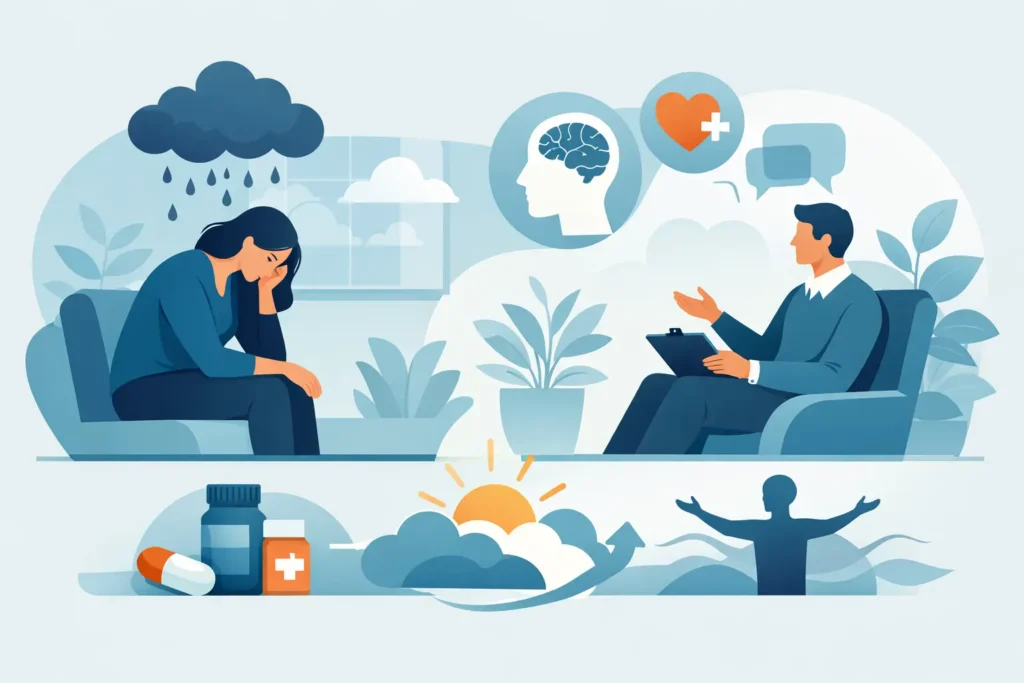Psychiatric Care for Depression: What Helps