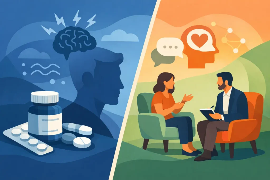 Medication vs Therapy for PTSD