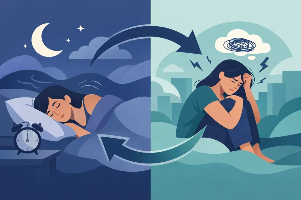 Why Sleep Problems and Anxiety Feed Each Other