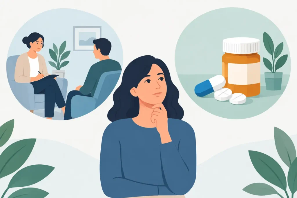 Therapy Versus Medication Treatment Explained
