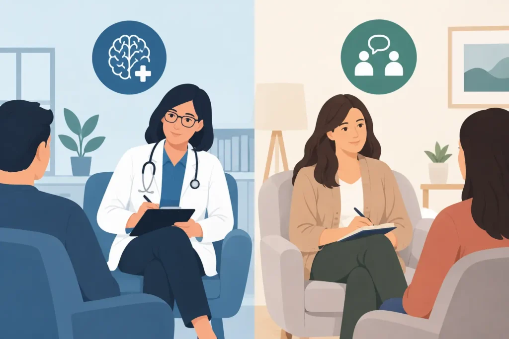 Psychiatrist Versus Therapist Roles Explained